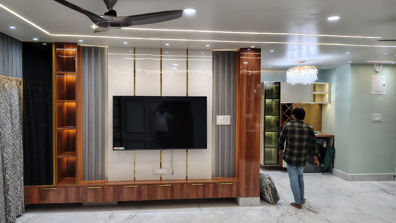 Alpona Interiors Project — Dum Dum, Kolkata interior design by Alpona Interiors